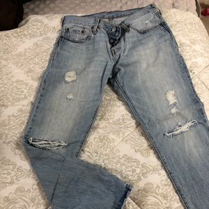 Levi high waisted no stretch jeans